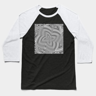 New Dimensions Optical Illusion Baseball T-Shirt